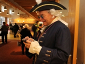 Eliphalet Holbrook, born 1692 checks his smart phone?!